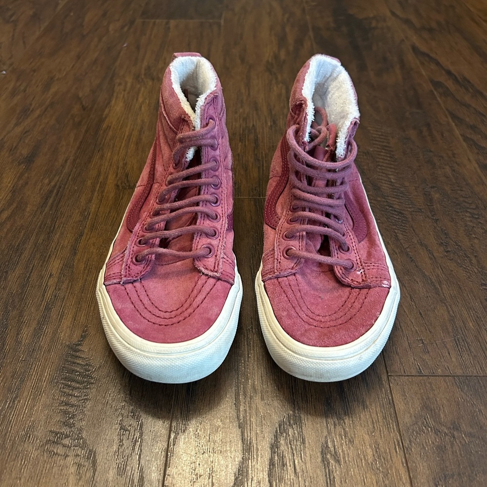 Vans Sk8- MTE High "Dry Rose" Pink High-Top Sneakers Unisex Women’s 6 Men’s 5.5 - Picture 2 of 6